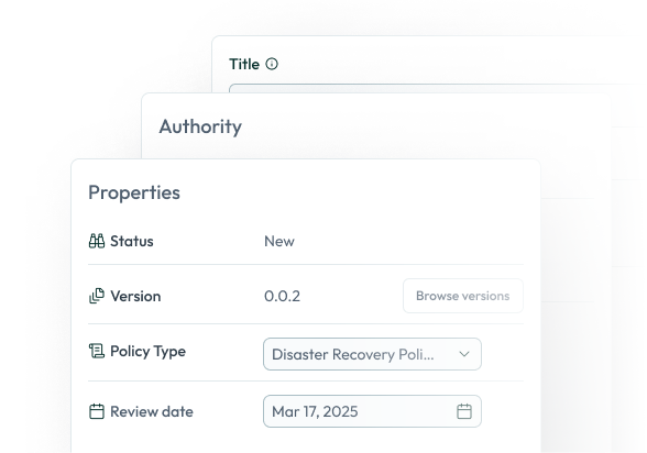 Create Policies